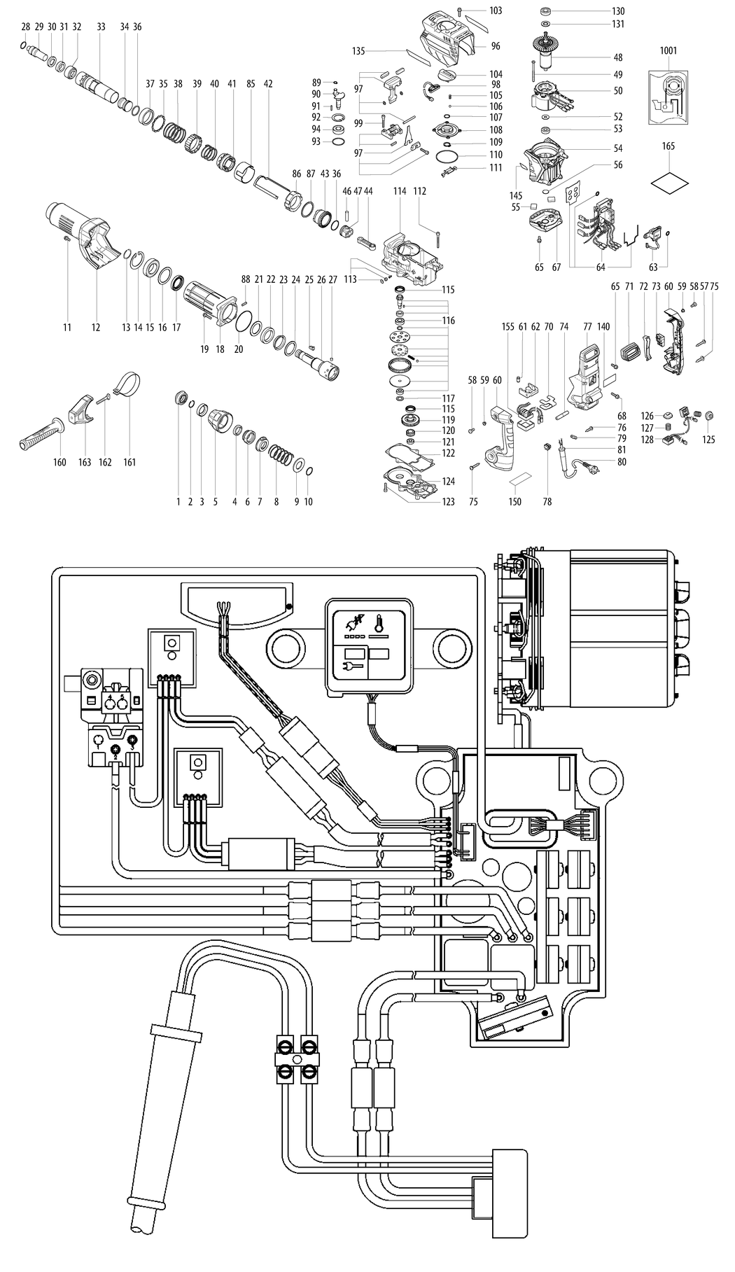 Metabo KHEV 11-52 BL / 00767180 / CH 230V Spare Parts