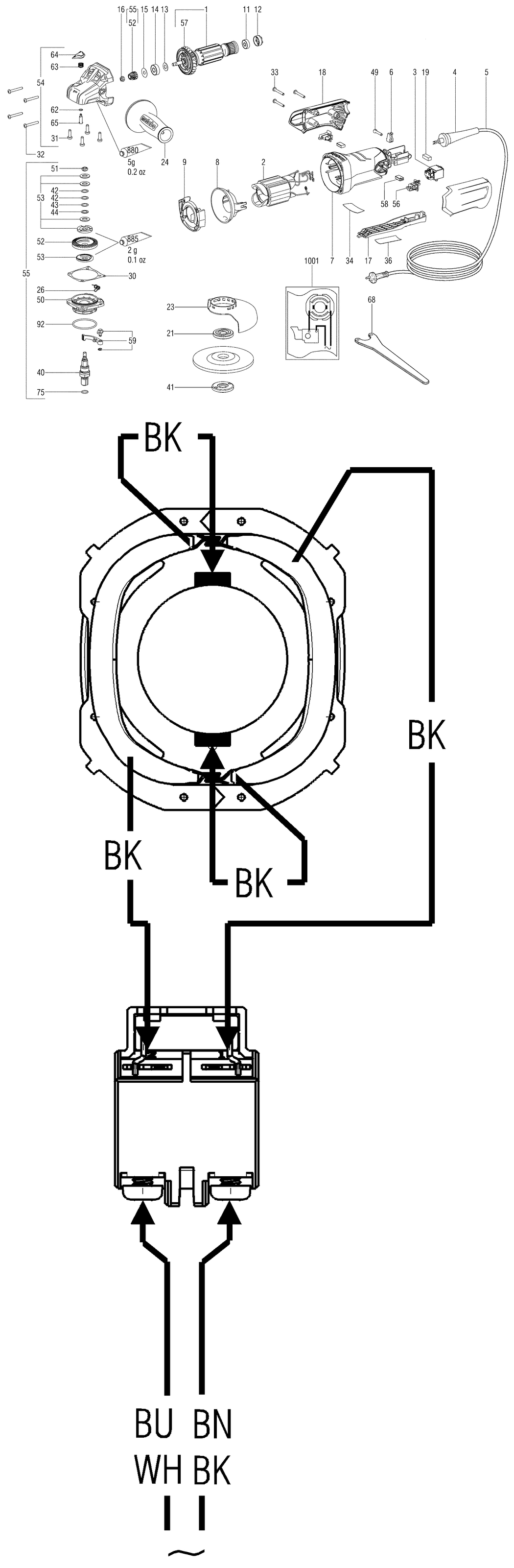 Metabo WP 9-100 / 00386000 / EU 230V Spare Parts