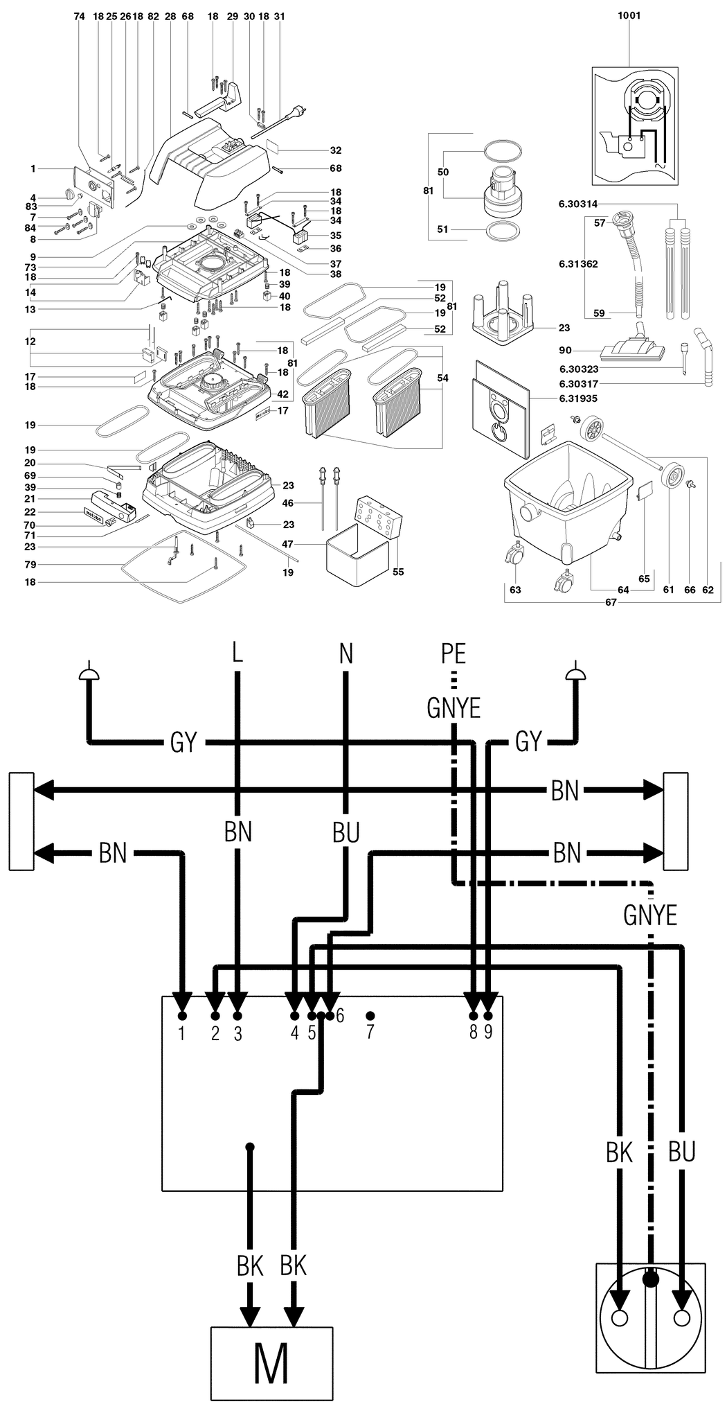 Metabo ASR 2025 / 02022381 / GB 230V Spare Parts