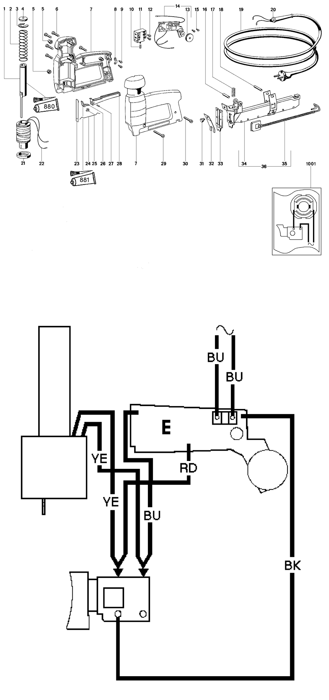 Metabo TA E 3030 / 03030000 / EU 230V Spare Parts