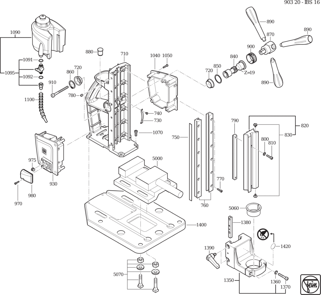 Fein IBS 16 / 90320223000 Spare Parts