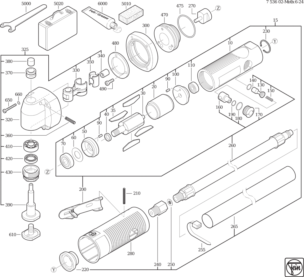 Fein MOtlx 6-24 / 75360200004 Spare Parts