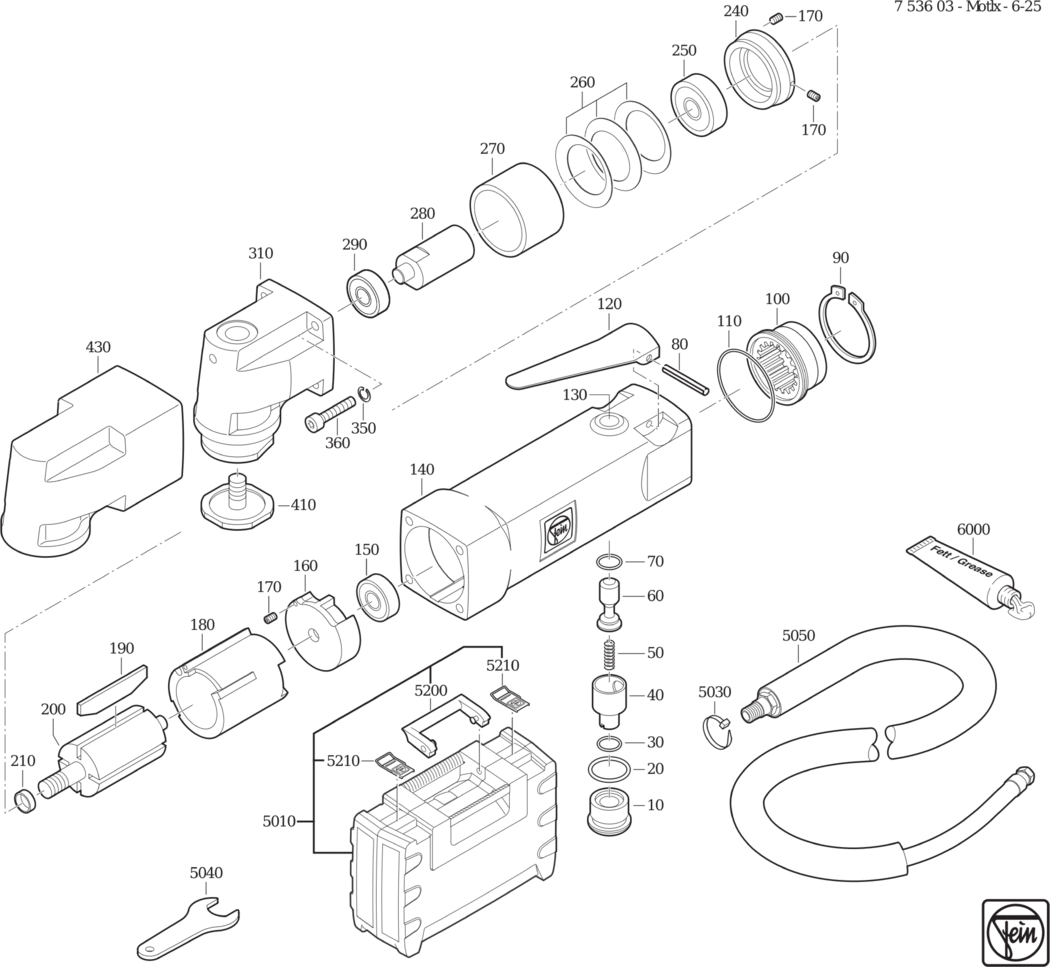 Fein MOtlx 6-25 / 75360300010 Spare Parts