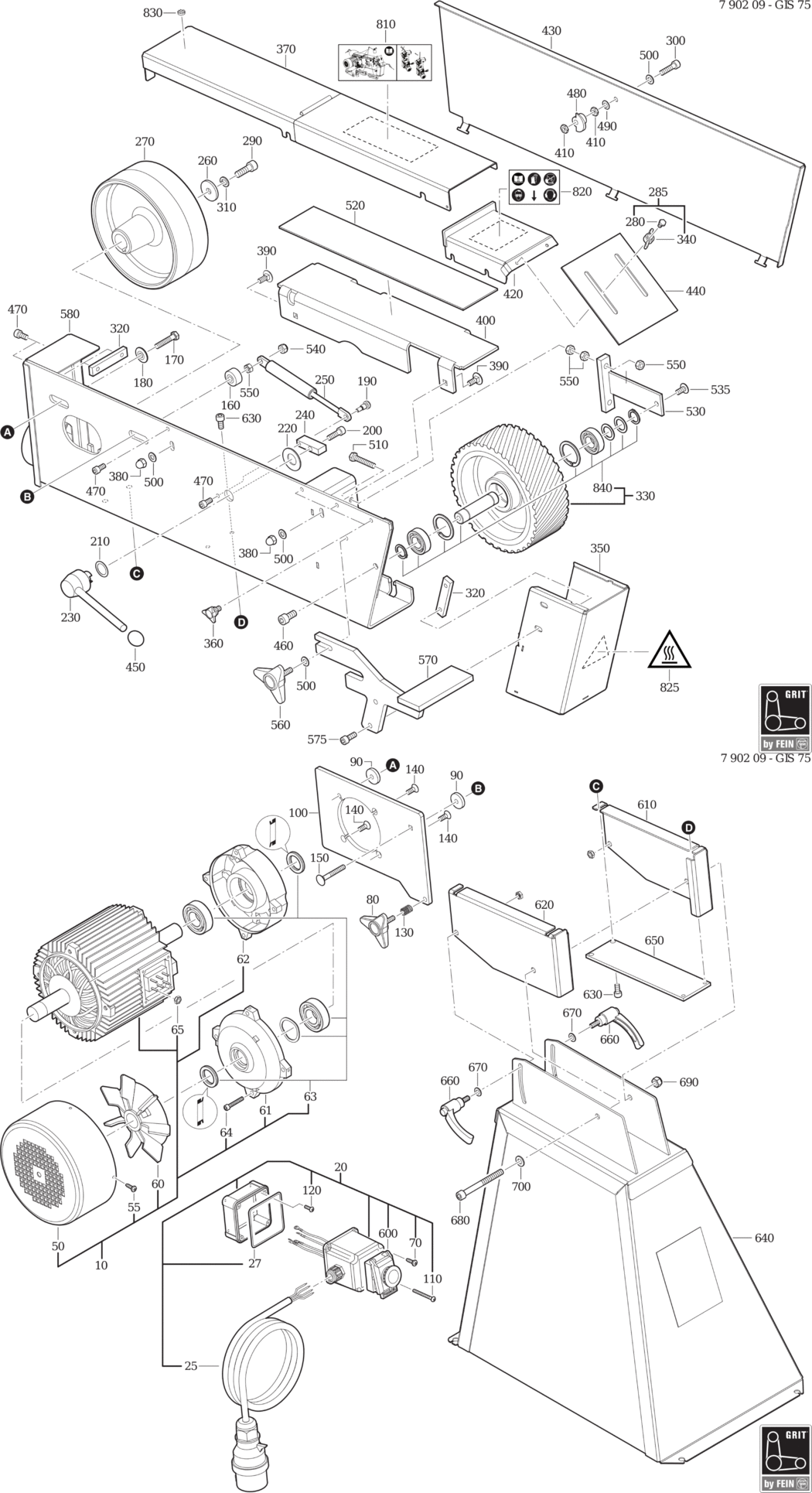 Fein GRIT GIS 75 / 79020950443 Spare Parts