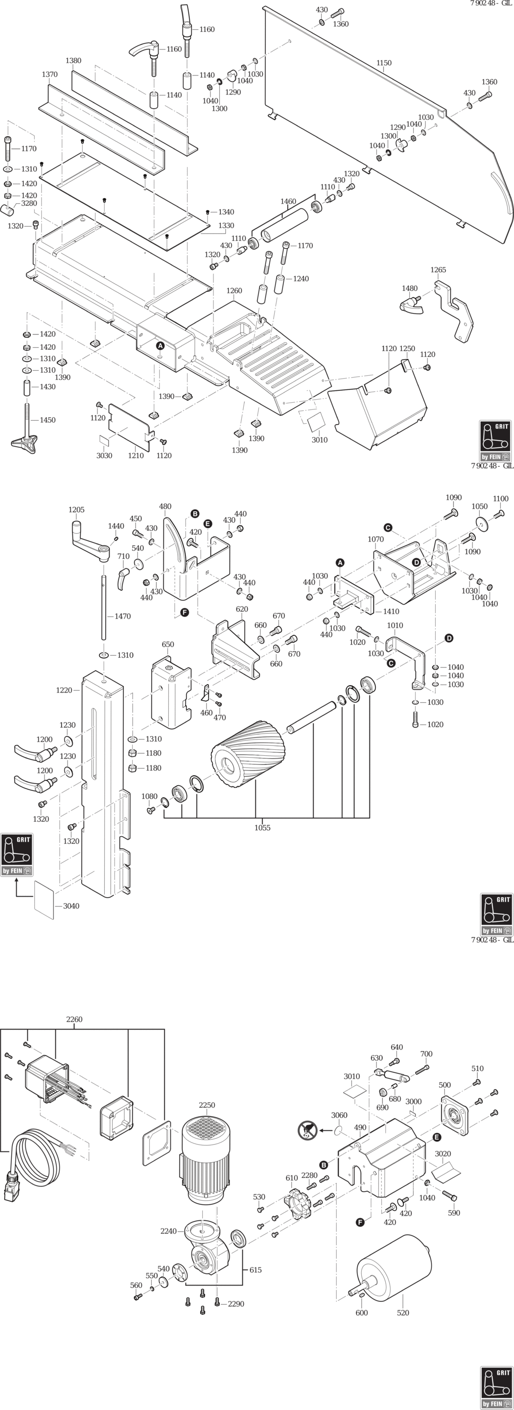 Fein GRIT GIL / 79024800403 Spare Parts