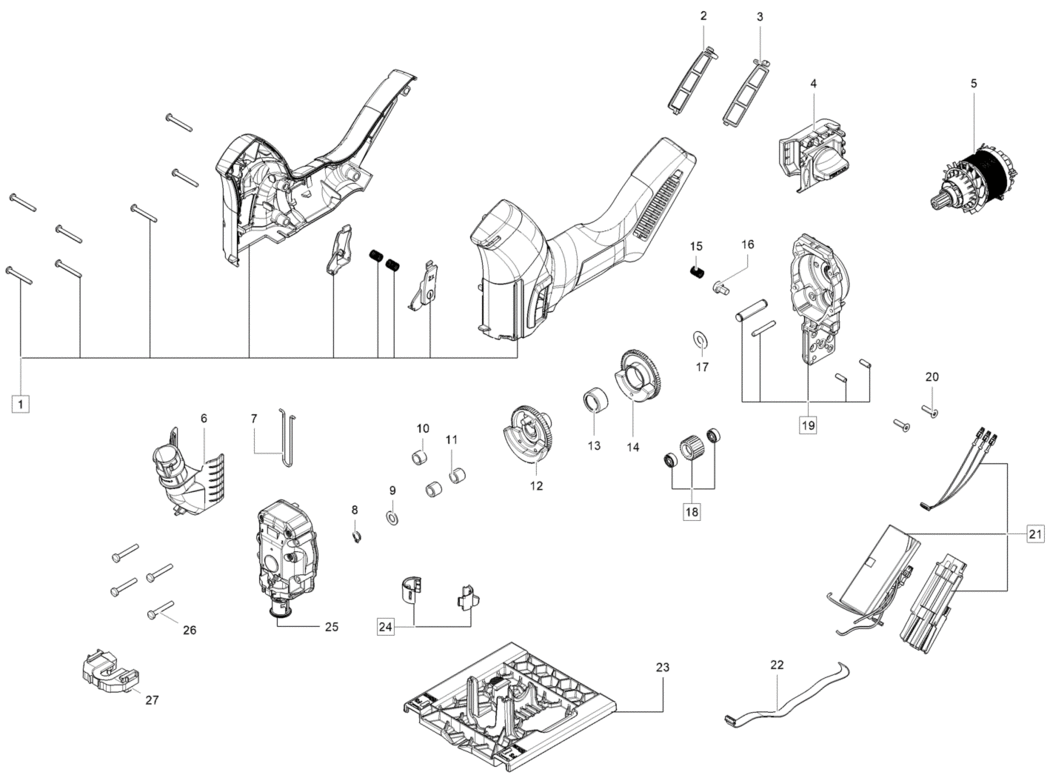 Festool ISC 240 Li 5.2 / 10021362 Spare Parts