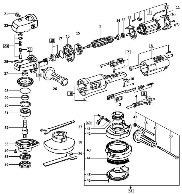 Festool BF 1 E / 488080 Spare Parts