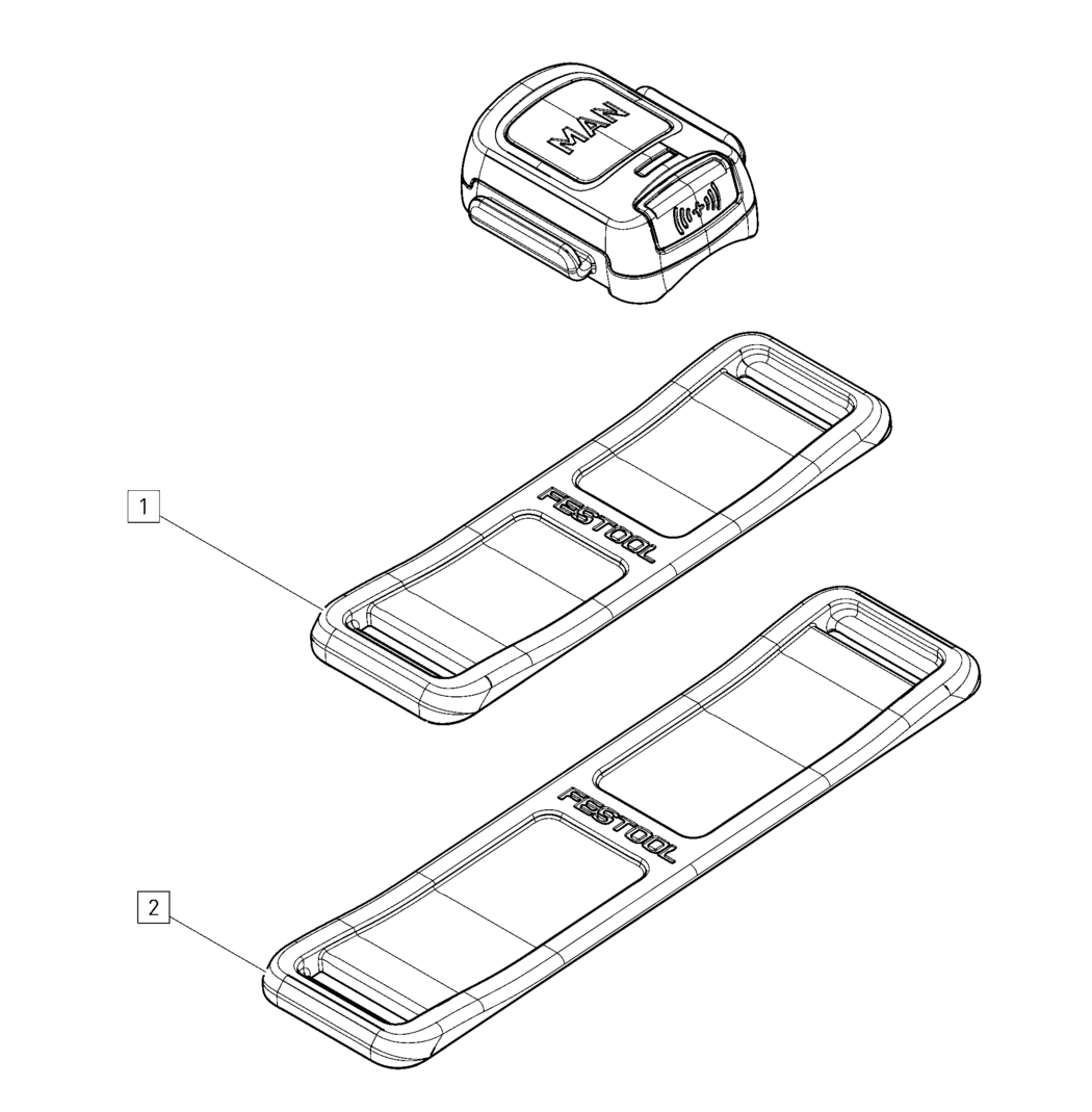 Festool Remote control / 202098 Spare Parts