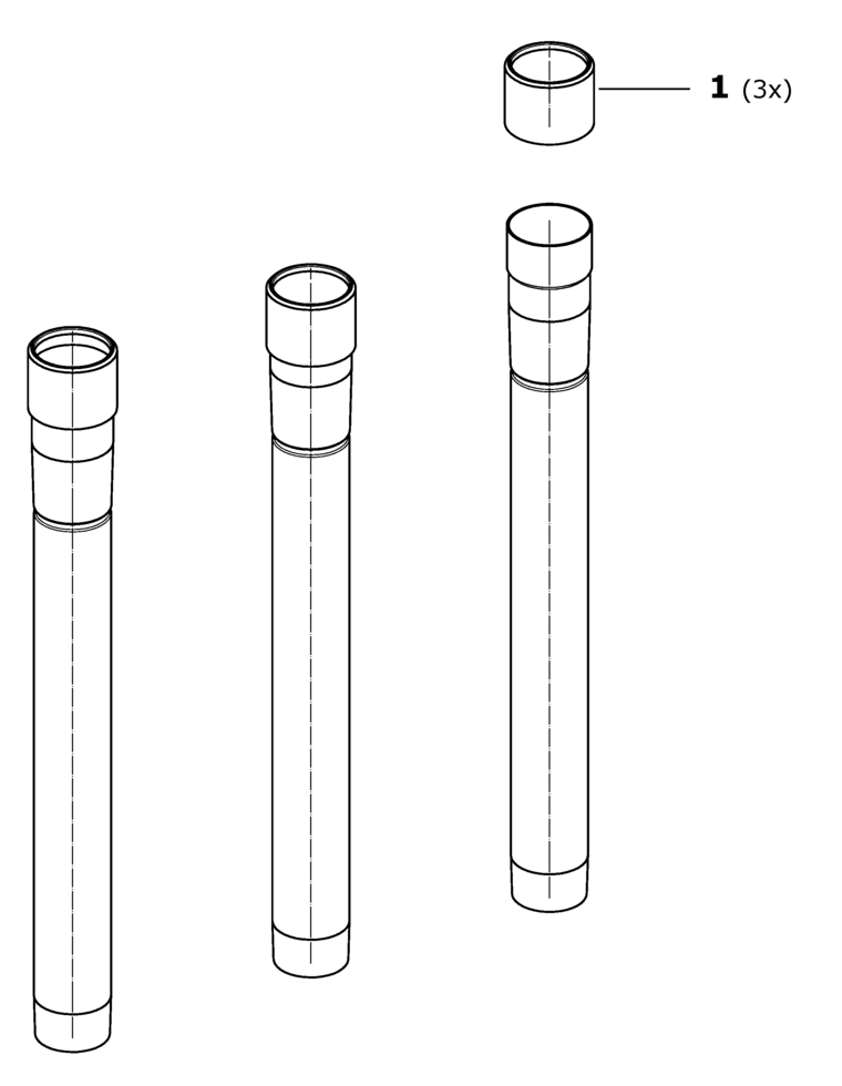 Festool Extension pipe D 36 VR-M / 452902 Spare Parts