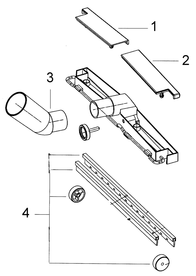 Festool Floor nozzle / 452910 Spare Parts