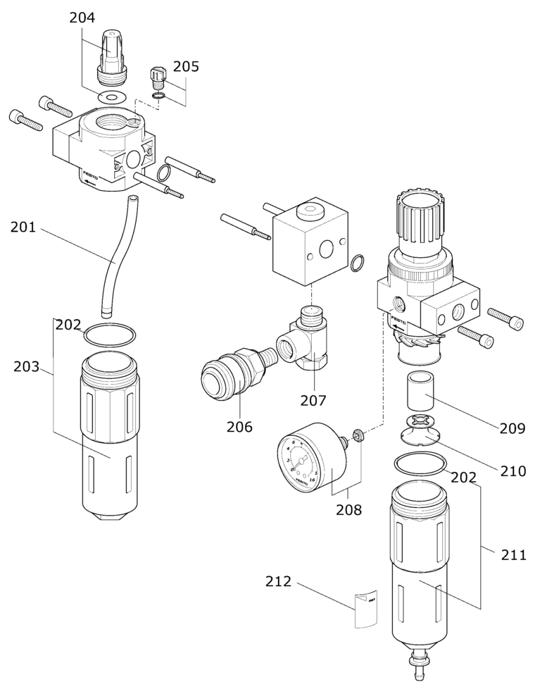 Festool Service unit / 488725 Spare Parts