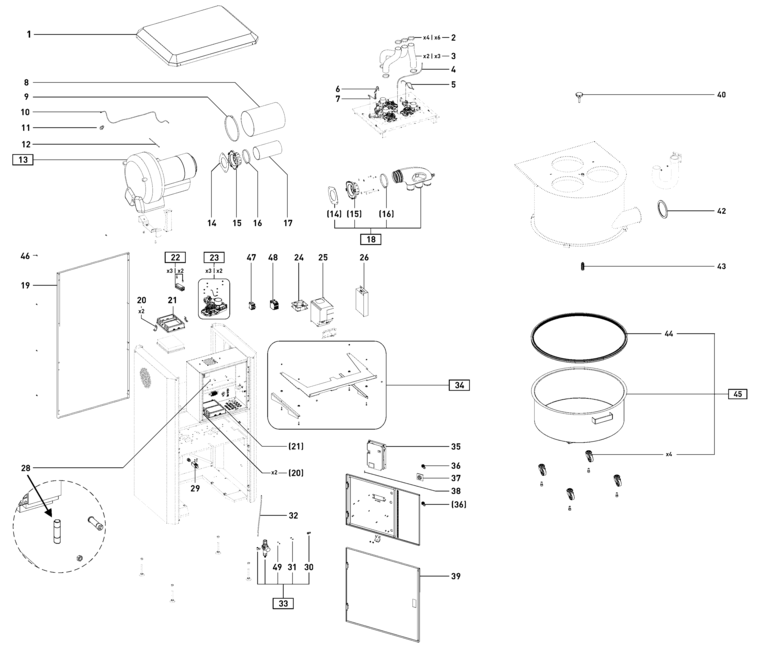 Festool TURBO II M - 8WP / 10005102 Spare Parts