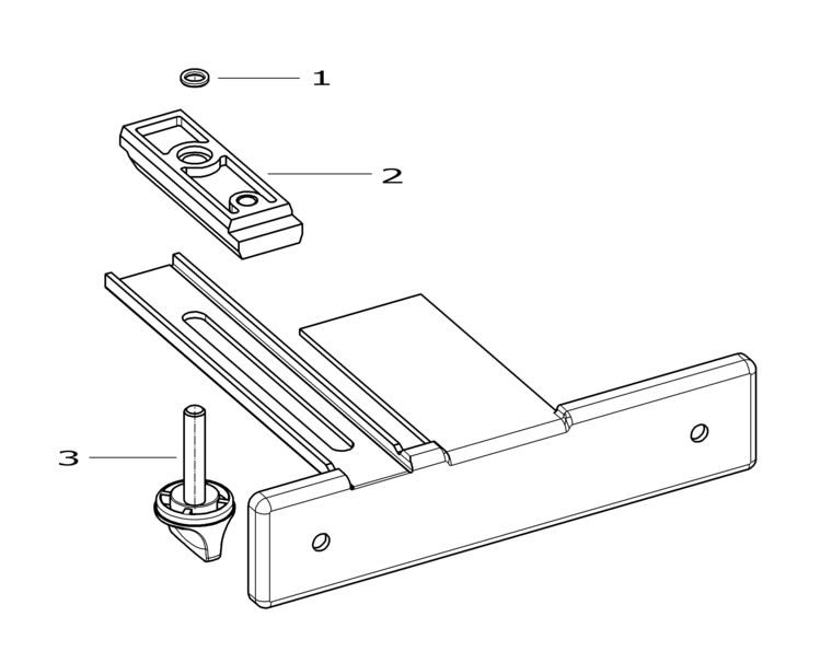 Festool Parallel side fence PA - HL / 484513 Spare Parts