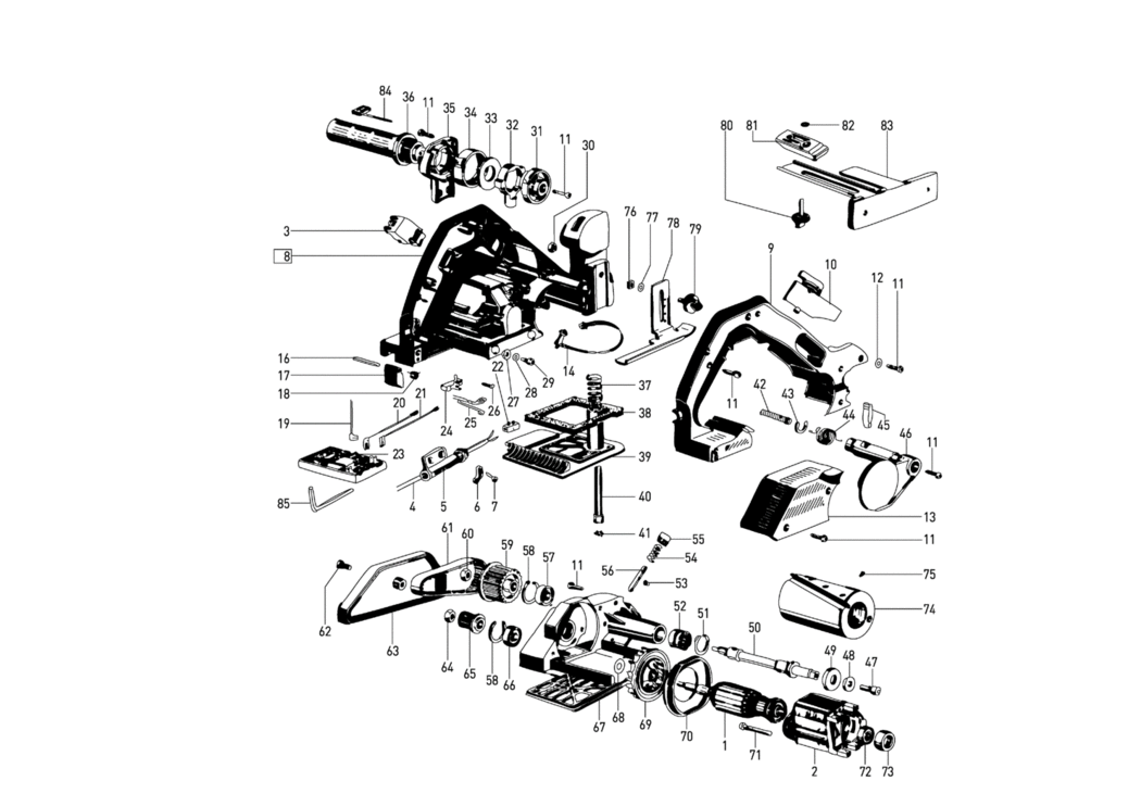 Festool HL 850 EB / 205171 Spare Parts