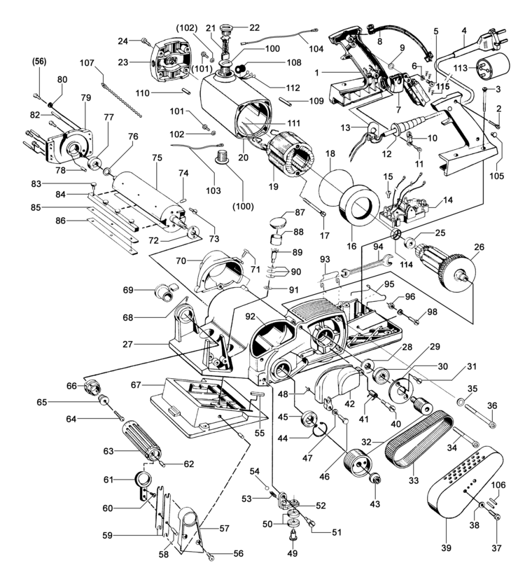 Festool PL 245 E / 10011272 Spare Parts