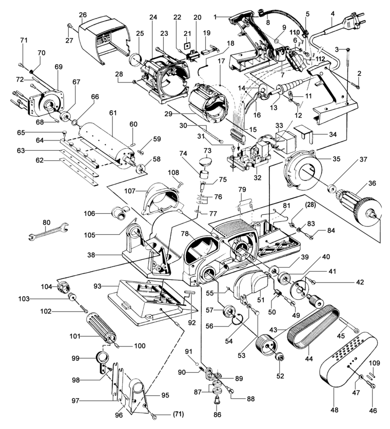 Festool PL 205 E / 10011170 Spare Parts