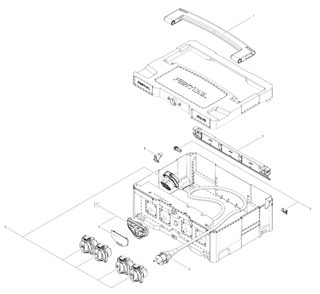 Festool SYS-PH Typ F ʎU) / 10018992 Spare Parts