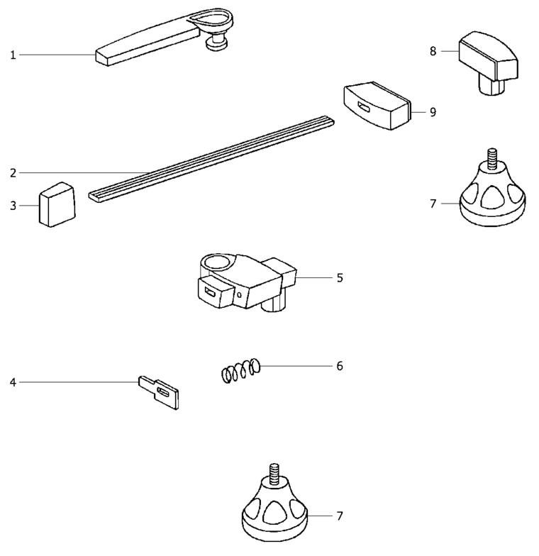 Festool Fixed clamps / 488030 Spare Parts