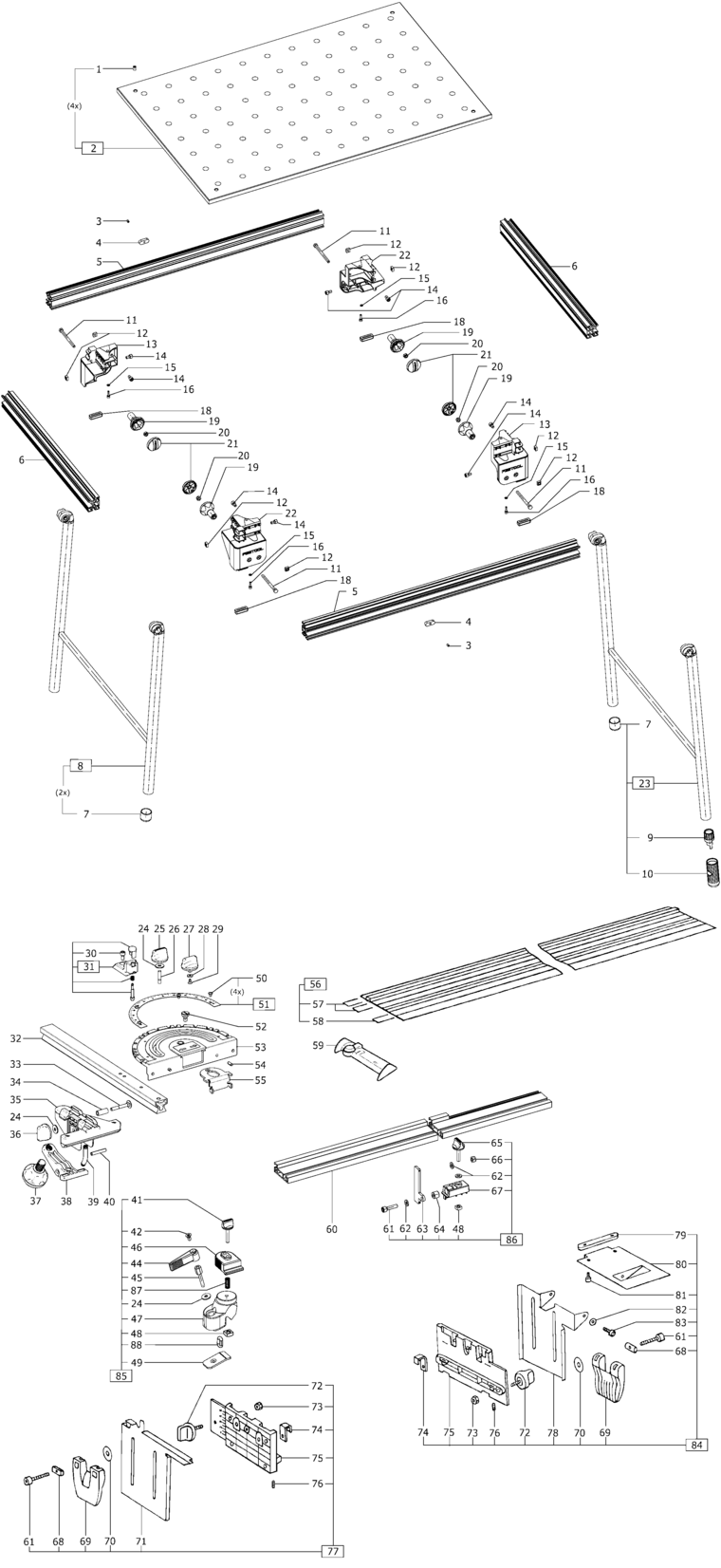 Festool MFT/3 / 495314 Spare Parts