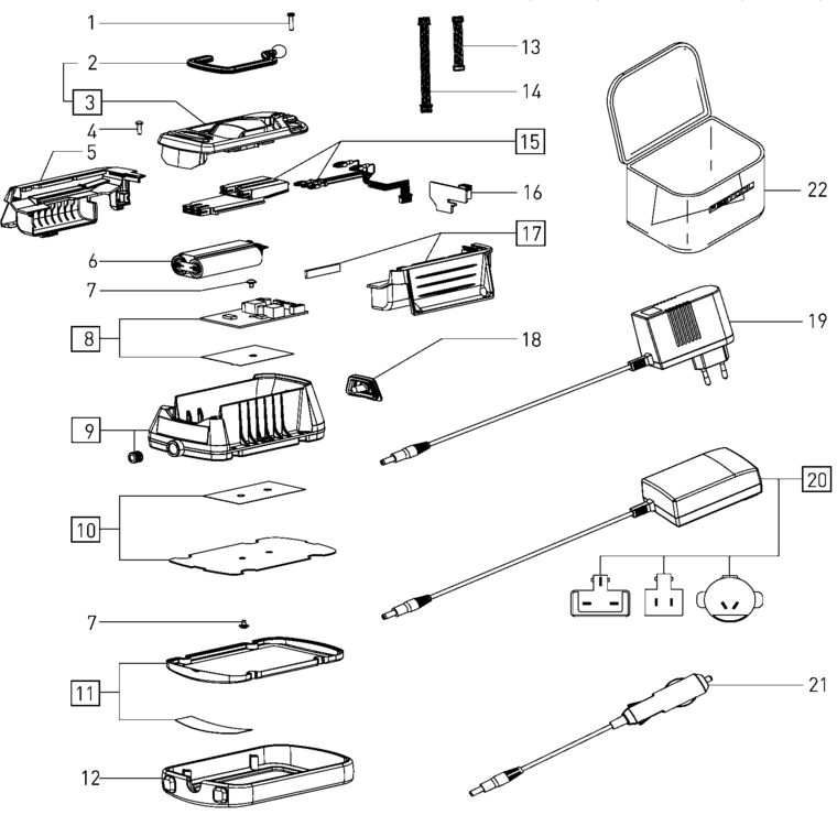 Festool KAL GB / 500452 Spare Parts