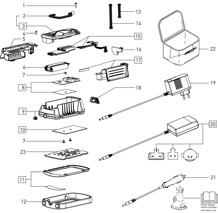 Festool KAL II EU / 10016198 Spare Parts