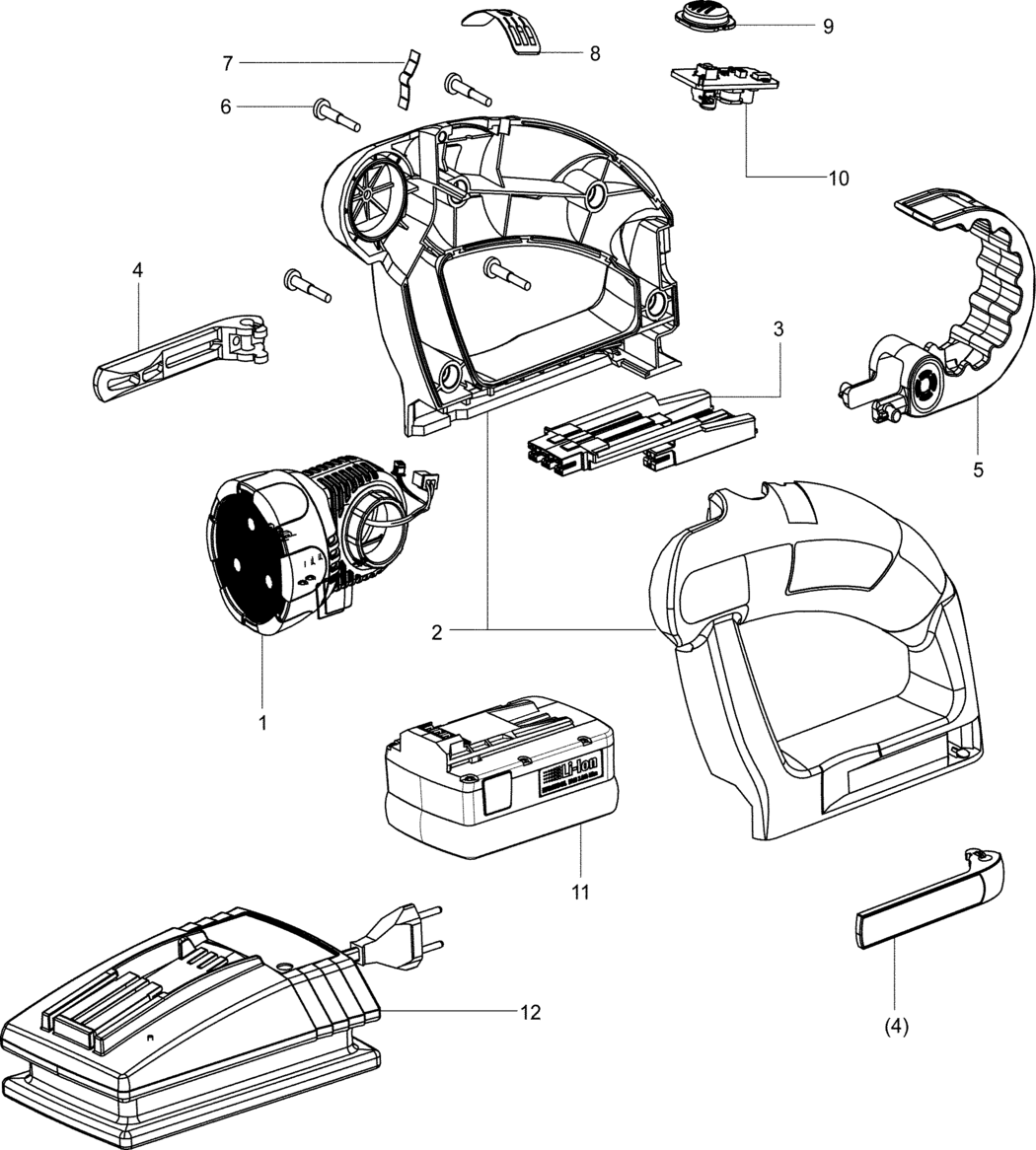 Festool SYSLITE UNI / 768178 Spare Parts