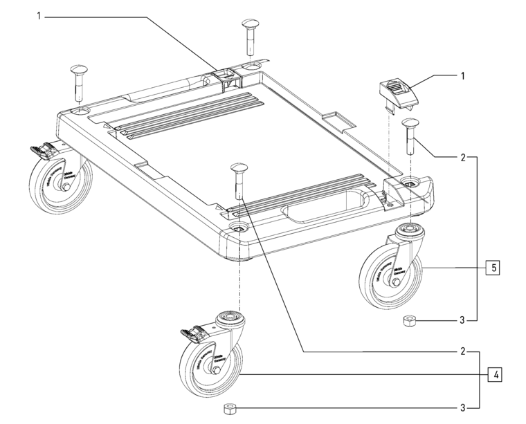 Festool SYS-Cart RB-SYS / 495020 Spare Parts