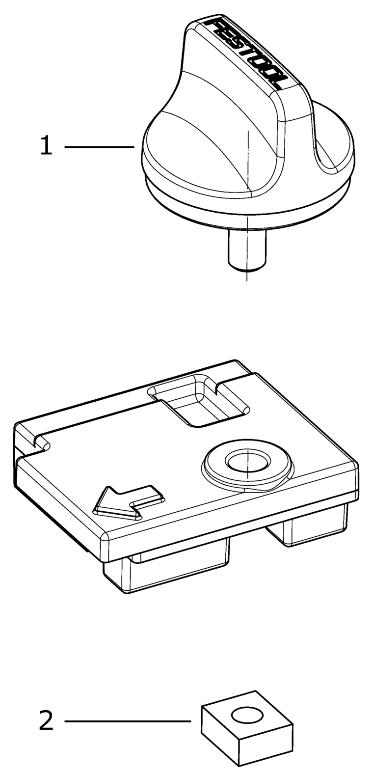 Festool Kickback stop / 491582 Spare Parts