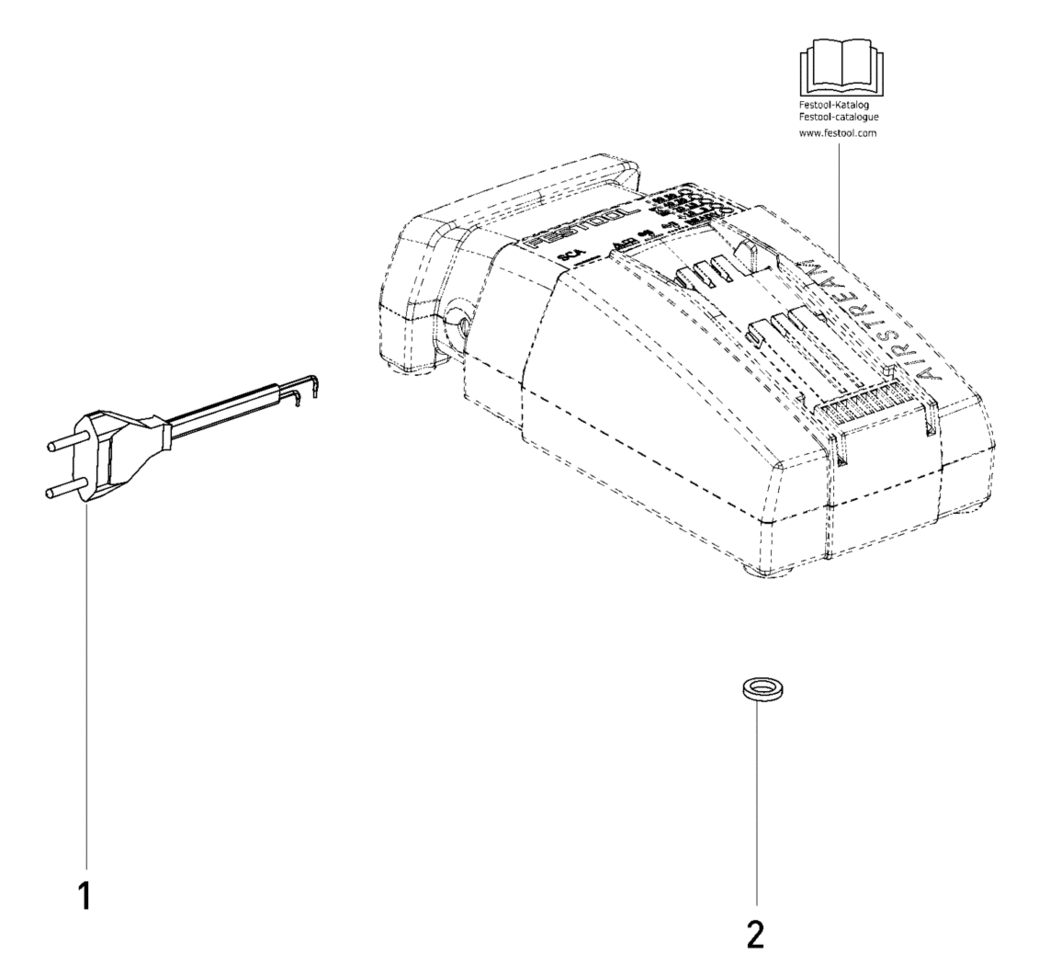 Festool SCA GB 240V / 10018480 Spare Parts