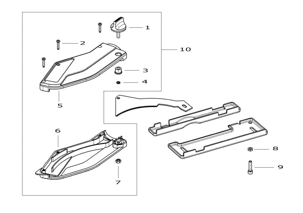 Festool Assembly set Basis BS 65 / 486167 Spare Parts