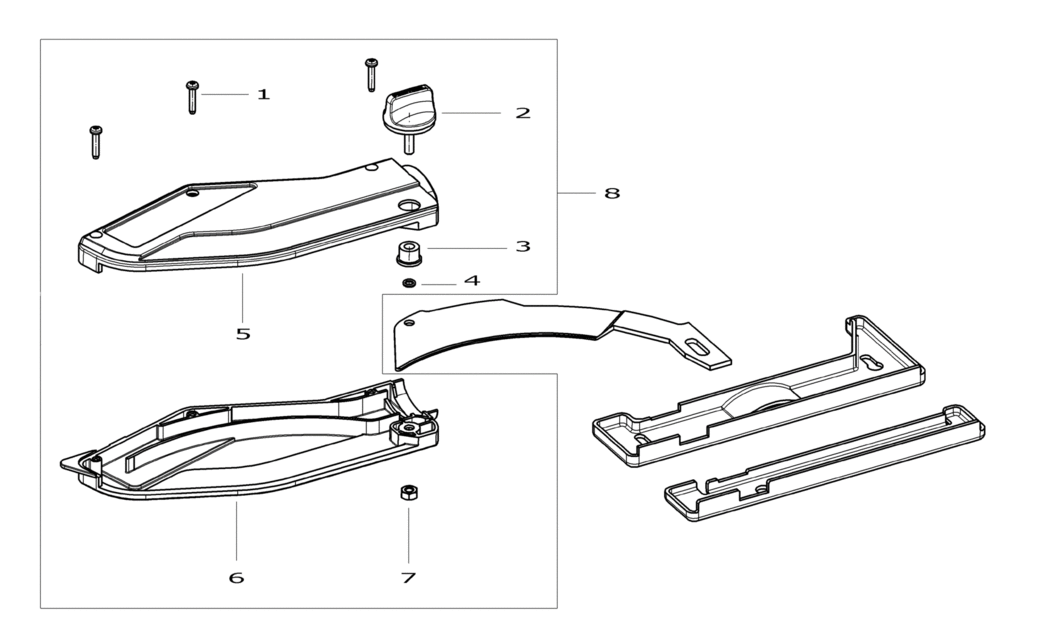 Festool Assembly set Basis BS 85 / 486168 Spare Parts