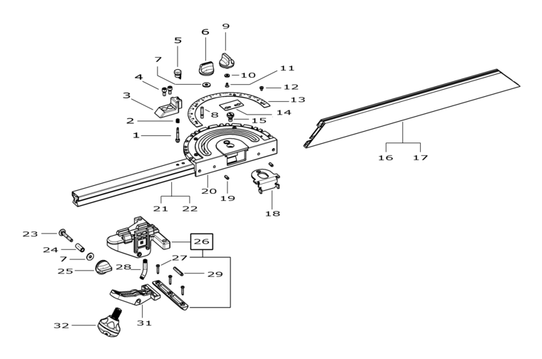 Festool Angle stop / 488451 Spare Parts