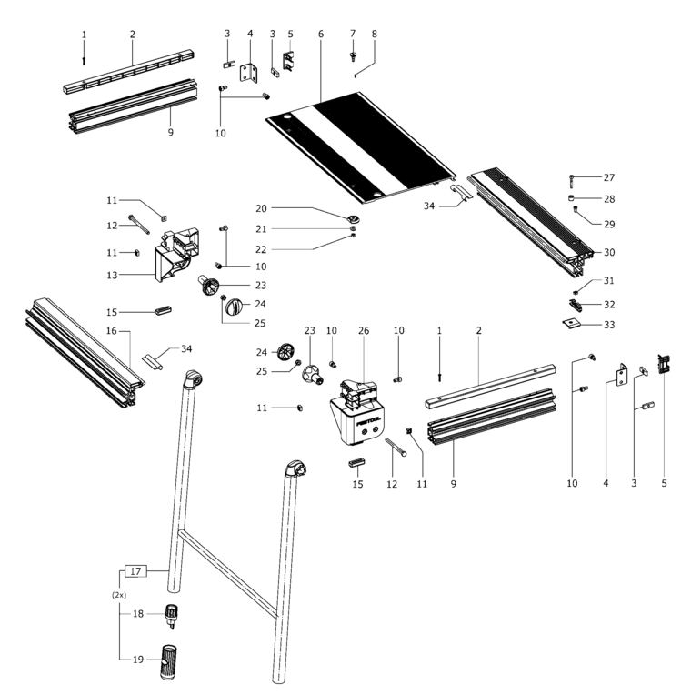 Festool CMS-VB / 495530 Spare Parts