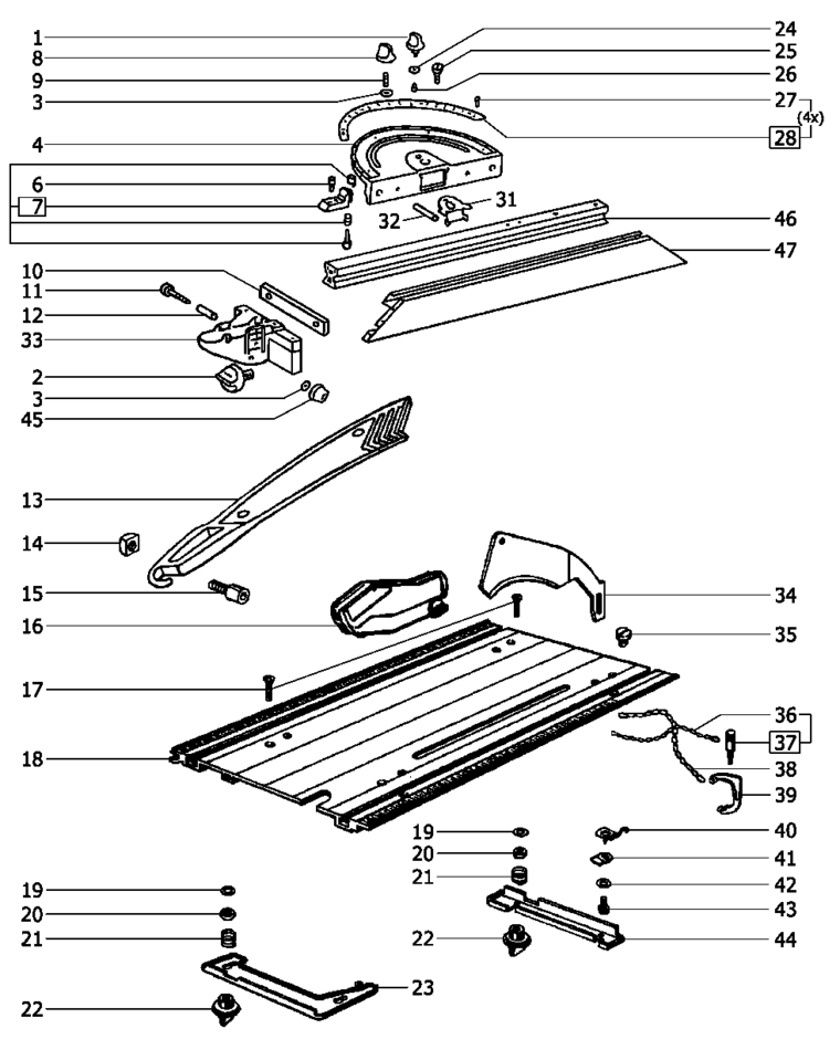 Festool BASIS 2 A / 484710 Spare Parts