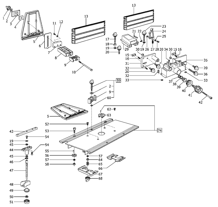 Festool BASIS 5 A / 486332 Spare Parts