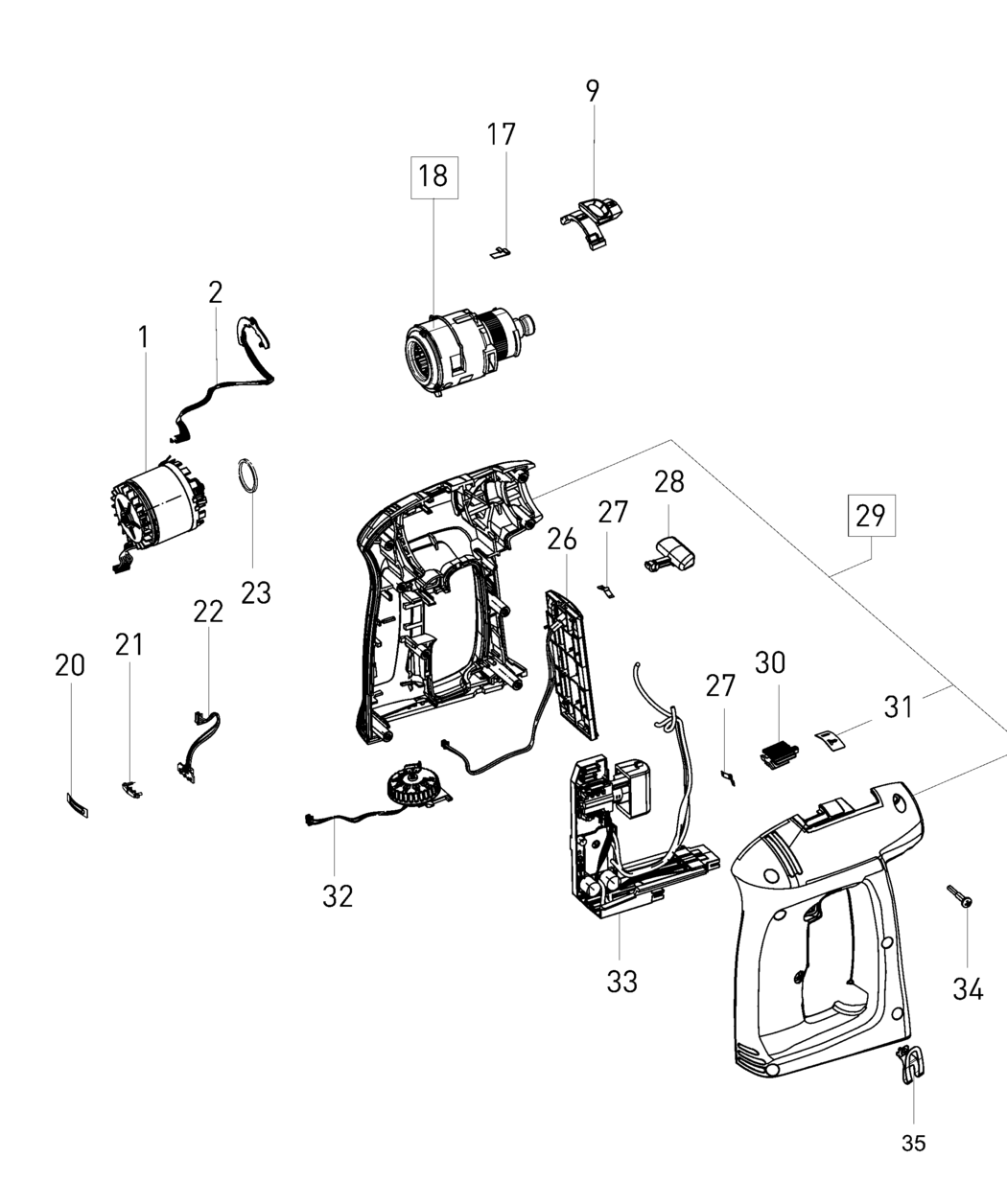 Festool C 18 Li / 10016329 Spare Parts