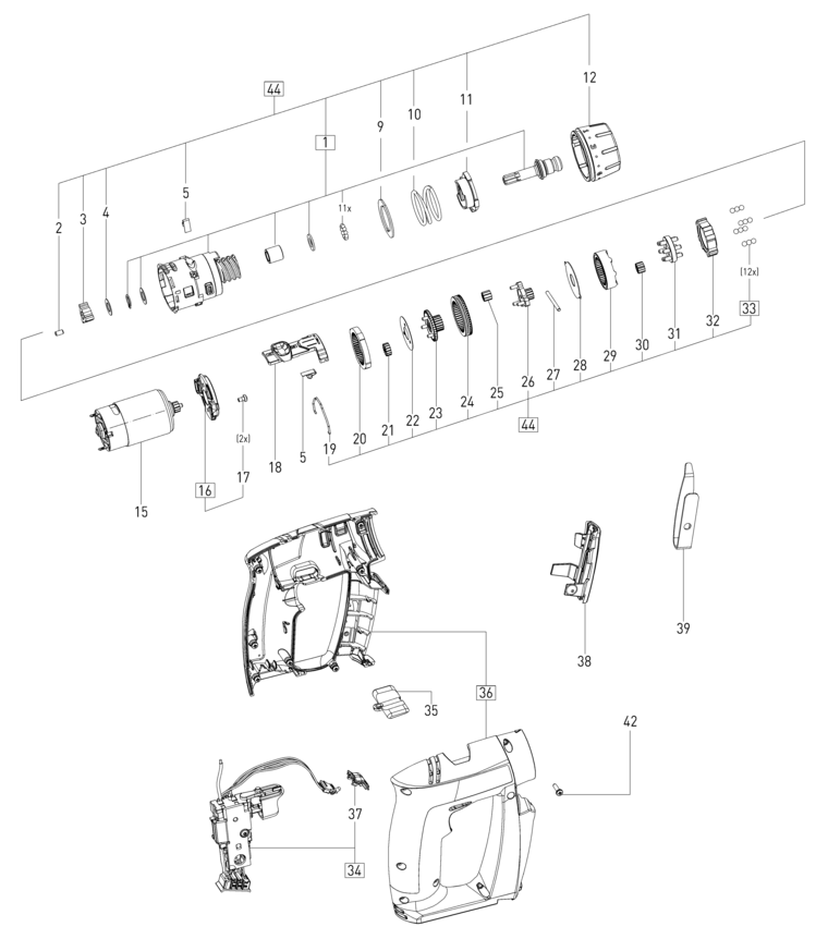 Festool CXS / 10010708 Spare Parts