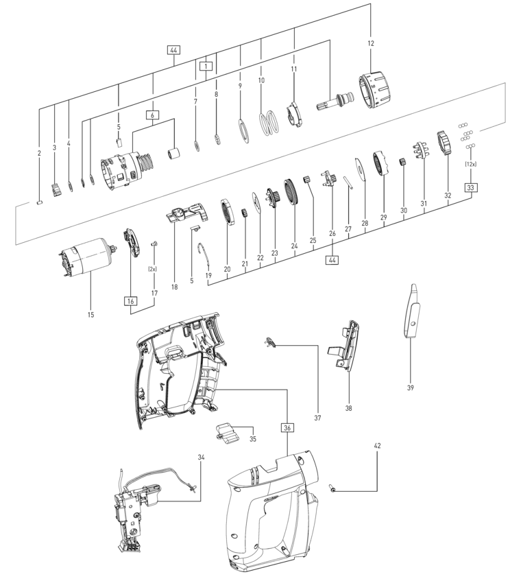 Festool CXS / 495635 Spare Parts