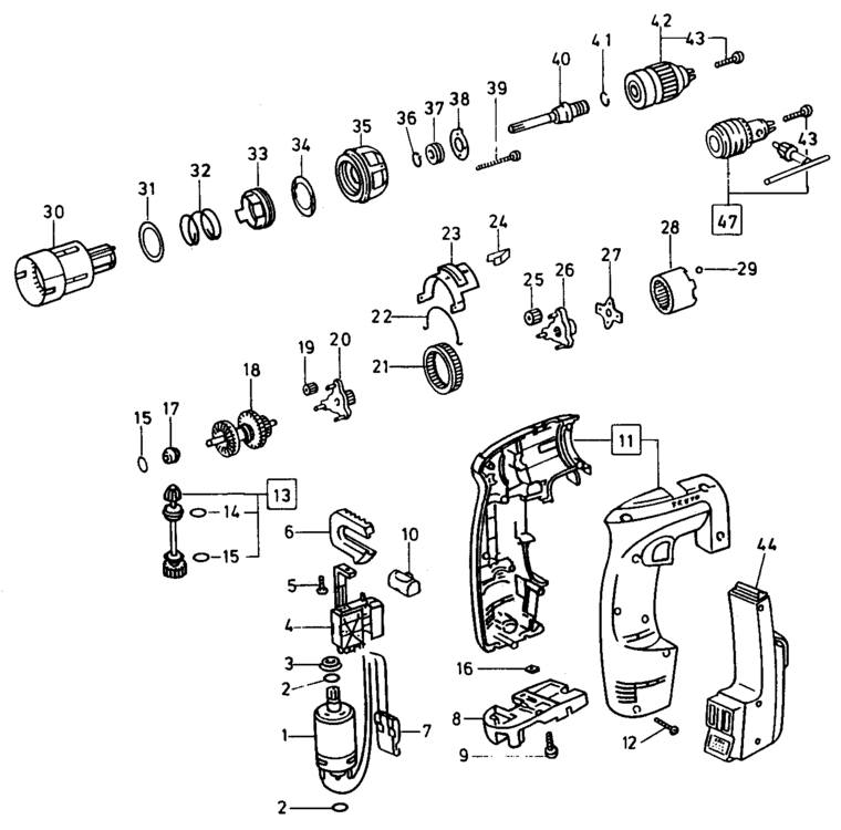 Festool CDD 7.2 ES / 486827 Spare Parts