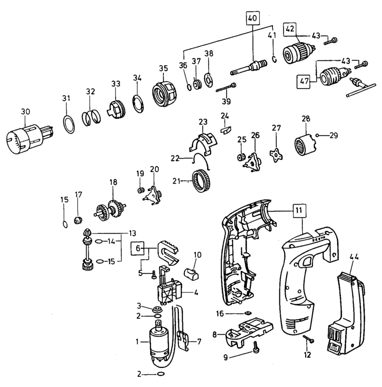 Festool CDD 9.6 ES / 489072 Spare Parts