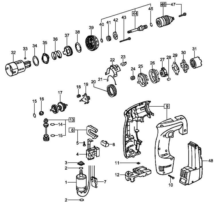 Festool CDD 12 ES / 486831 Spare Parts