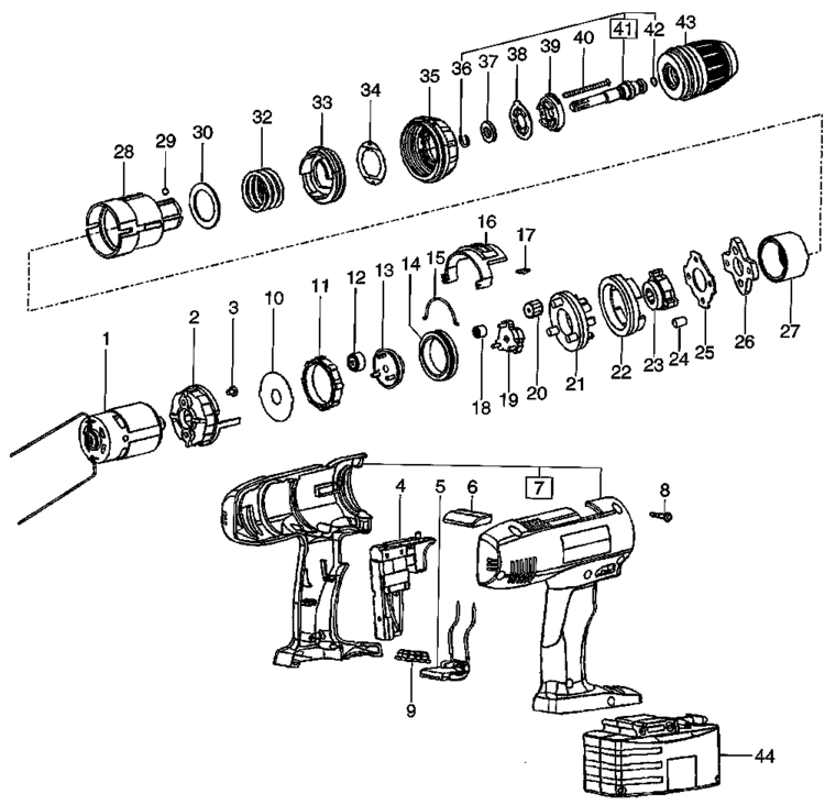 Festool TDD 9.6 FX / 490596 Spare Parts