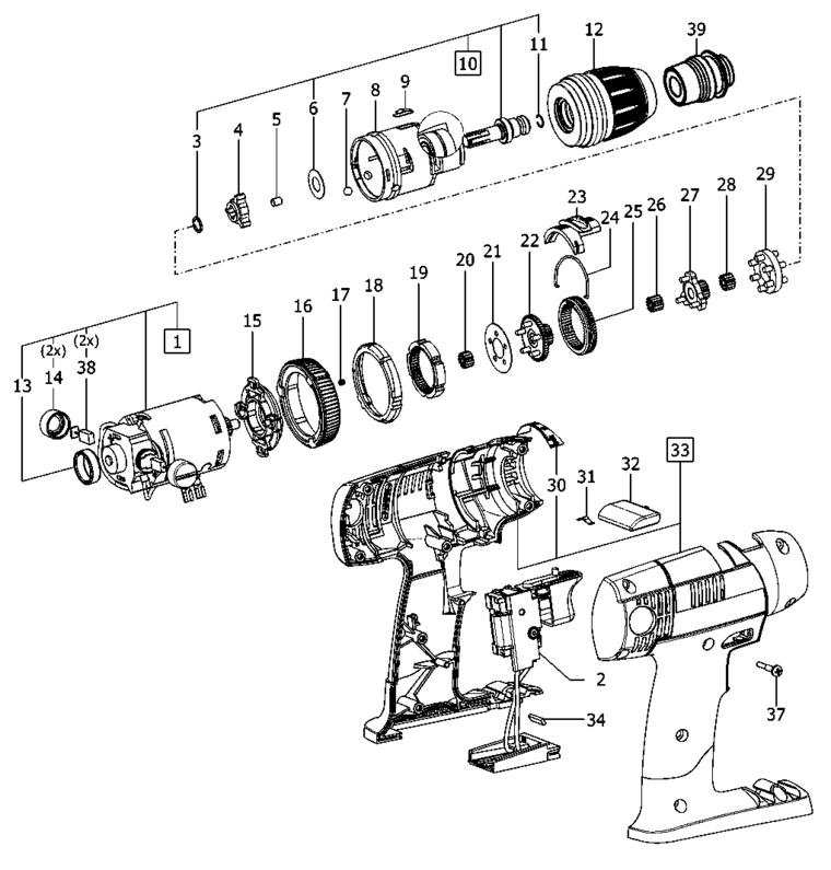 Festool TDK 12 / 491246 Spare Parts