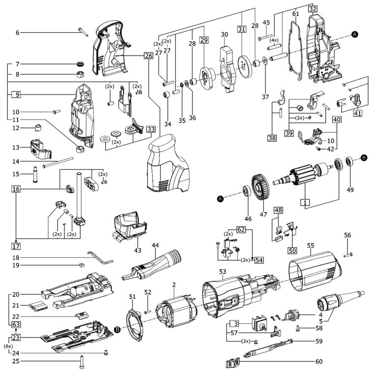 Festool PS 300 Q / 489580 Spare Parts