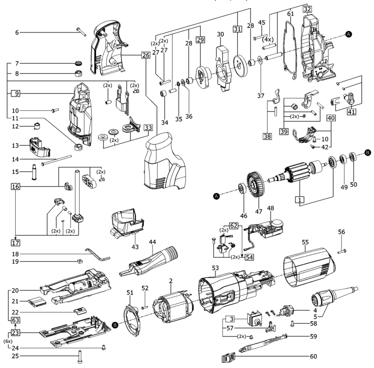 Festool PS 300 EQ / 494353 Spare Parts