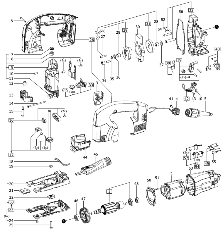 Festool PSB 300 Q / 489584 Spare Parts