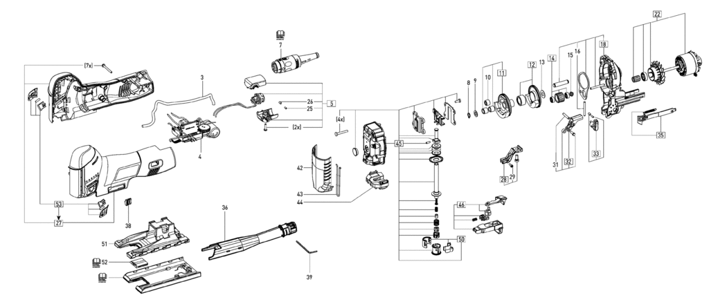 Festool PS 420 EBQ 230V / 10003702 Spare Parts