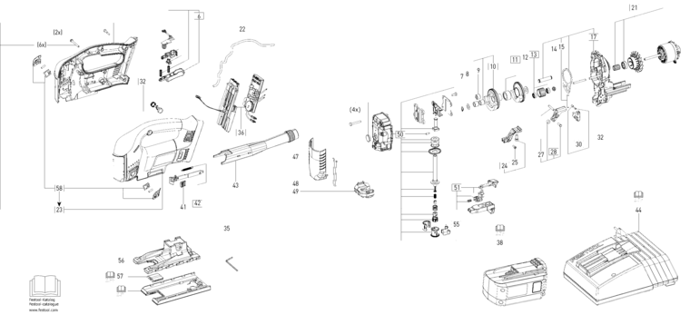 Festool PSBC 420 EB / 10003824 Spare Parts