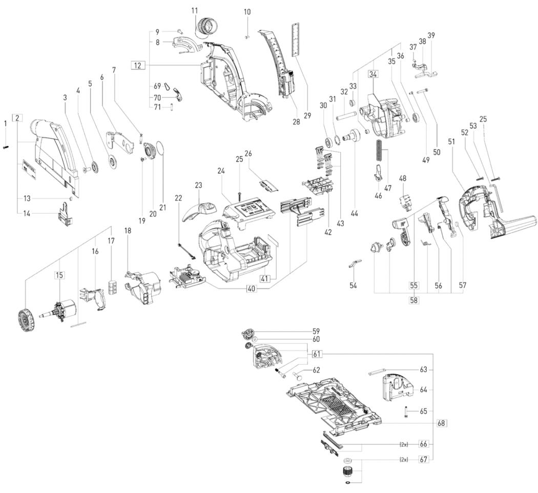 Festool TSC 55 REB / 200111 Spare Parts