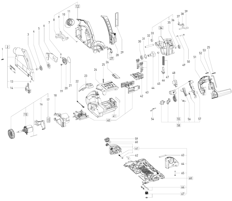 Festool TSC 55 REB Li 230V / 499431 Spare Parts